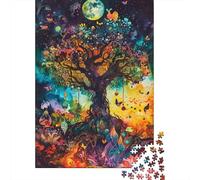 Arbre de Vie 1000 Pièces Puzzle pour Adultes, Puzzle Impossible, Jeu d'Address pour Toute la Famille, Décoration d'Intérieur (75x50cm)