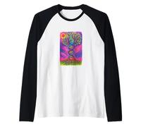 Arbre de vie ADN Yggdrasil Ancestry Roots Code génétique Manche Raglan
