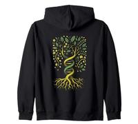 Arbre de vie ADN Yggdrasil Ancestry Roots Code génétique Sweat à Capuche