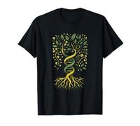 Arbre de vie ADN Yggdrasil Ancestry Roots Code génétique T-Shirt