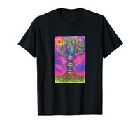 Arbre de vie ADN Yggdrasil Ancestry Roots Code génétique T-Shirt