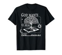 arbre de vie biblique Dieu veut te guérir Jésus Christian T-Shirt