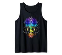 Arbre de Vie Chakra avec Phases de la Lune Hatha Yoga Débardeur