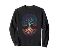 Arbre de Vie Cosmique - Galaxie Equilibre Spirituel Sweatshirt