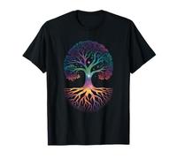 Arbre de Vie Cosmique - Galaxie Equilibre Spirituel T-Shirt