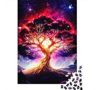 Arbre de Vie Cosmique Puzzle 1000 Pièces pour Adultes Et Enfants Classique Jeu D'Intelligence 70x50cm/1000pcs
