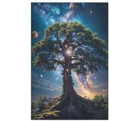 Arbre de Vie Cosmique Puzzle De 1000 Pièces pour Adultes, Adolescents Et EnfFourmis Puzzles, Décompression Intellectuelle, Jeu Familial Amusant 78×53cm