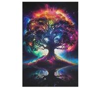Arbre de Vie Cosmique Puzzle en Bois 1000 Pièces, DIY, Divertissement Créatif, Amusement Puzzles pour Adultes Et EnfFourmis À Partir De 12 Ans, 78×53cm