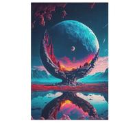 Arbre de Vie Cosmique Puzzle en Bois 1000 Pièces, DIY, Divertissement Créatif, Cadeau, Amusement, Puzzles Classiques pour Adultes Et Enfants À Partir De 12 Ans, （78×53cm）
