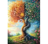 Arbre de Vie d'automne Puzzles 500 Pièces pour Adultes Educa Décoratif Artistique Challenge Difficile Relaxation Famille Assemblage Amusant 500 PCS