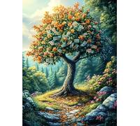 Arbre de Vie de la forêt 500 Pieces Casse-tête Expert Confirmé en Carton Haute Densité Épais Animaux et Plantes Très Difficile Anti-Stress Loisir Créatif Cadeau Fête des Pères Premium 500 PCS