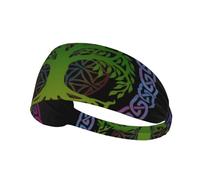 Arbre De Vie De La Mythologie Nordique Viking Unisexe Headband Large Bandeaux Antidérapant Bandeau Cheveux pour Running Randonnée Entraînement