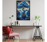 Arbre de Vie des Schtroumpfs Puzzles 1000 Pièces pour Adultes Educa Jeu De Réflexion Créatif Qualité Supérieure Détente Décoration Murale Assemblage 1000 PCS