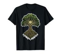 Arbre de Vie Mystique Cycle Lunaire Nature Arbre de Vie T-Shirt