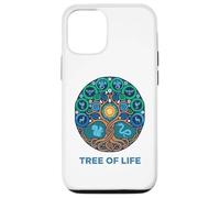 Arbre de Vie Mystique Yggdrasil Etz Chaim Arbor Vitae Coque pour iPhone 12/12 Pro