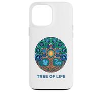 Arbre de Vie Mystique Yggdrasil Etz Chaim Arbor Vitae Coque pour iPhone 13 Pro Max