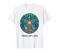 Arbre de Vie Mystique Yggdrasil Etz Chaim Arbor Vitae T-Shirt