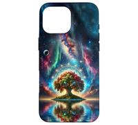 Arbre de Vie Nébuleuse Aurore boréale Coque pour iPhone 16 Pro Max