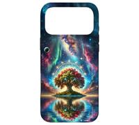 Arbre de Vie Nébuleuse Aurore boréale Coque pour iPhone 17 Pro Max