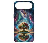 Arbre de Vie Nébuleuse Aurore boréale Coque pour iPhone Air