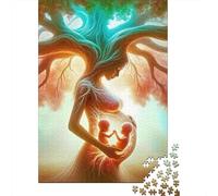 Arbre de Vie Puzzle 1000 Pieces Cadeau Unique Jeu Éduchatif Défi Jouet À De Qualité Supérieure Peinture Art pour Adultes Et Enfants 1000pcs (75x50cm)