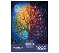 Arbre de Vie Puzzle 1000 Pièces Educa Jouet en Bois Cadeau Unique De l'art De La DécoRation Jeu Éduchatif Challenge Toy pour Adultes Et Enfants À Partir De 12 Ans 70x50cm/1000pcs