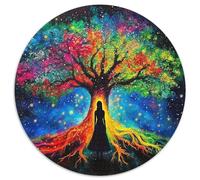 Arbre de Vie Puzzle 1000 Pièces Educa Jouet en Bois Cadeau Unique De l'art De La Décoration Jeu Éduchatif Challenge Toy Adultes Et Enfants À Partir De 14 Ans 1000pcs (67.5x67.5cm)