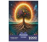Arbre de Vie Puzzle 1000 Pièces Educa Jouet en Bois Cadeau Unique Décoration Intérieure Jeu Éducatif Challenge Toy pour Adultes Et Enfants À Partir De 12 Ans 38x26cm/1000pcs