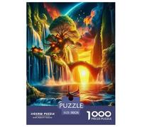 Arbre de Vie Puzzle 1000 Pièces Educa Jouet en Bois Cadeau Unique Décoration Intérieure Jeu Éduchatif Challenge Toy Adultes & Enfants des 14 Ans 38x26cm/1000pcs