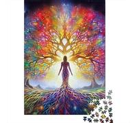 Arbre de Vie Puzzle 1000 Pièces Educa Jouet en Bois Cadeau Unique Décoration Intérieure Jeu Éduchatif Challenge Toy Adultes & Enfants des 14 Ans 1000pcs (75x50cm)