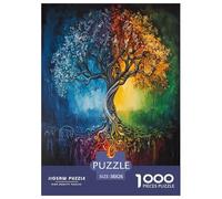 Arbre de Vie Puzzle 1000 Pièces Educa Jouet en Bois Divertissement Créatif De l'art De La DécoRation Jeu Éduchatif Challenge Toy pour Adultes Et Enfants À Partir De 12 Ans 38x26cm/1000pcs