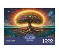 Arbre de Vie Puzzle 1000 Pièces Educa Jouet en Bois Divertissement Créatif Décoration Intérieure Jeu Éduchatif Challenge Toy Adultes & Enfants des 14 Ans 70x50cm/1000pcs