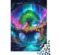 Arbre de Vie Puzzle 1000 Pièces Educa Jouet en Bois Divertissement Créatif Décoration Intérieure Jeu Éduchatif Challenge Toy Adultes & Enfants des 14 Ans 1000pcs (75x50cm)