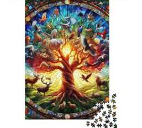 Arbre de Vie Puzzle 1000 Pièces Educa Jouet en Bois Divertissement Créatif Décoration Intérieure Jeu Éduchatif Challenge Toy Adultes & Enfants des 14 Ans 1000pcs (75x50cm)