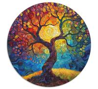 Arbre de Vie Puzzle 1000 Pièces Educa Jouet en Bois Divertissement Créatif DécoRation Intérieure Jeu Éduchatif Challenge Toy pour Adultes Et Enfants À Partir De 12 Ans 1000pcs (67.5x67.5cm)