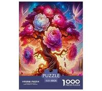Arbre de Vie Puzzle 1000 Pièces Educa Jouet en Bois Jeu D'Intelligence Décoration Intérieure Jeu Éduchatif Challenge Toy Adultes & Enfants des 14 Ans 38x26cm/1000pcs