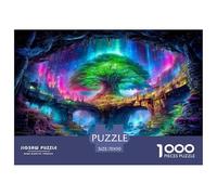 Arbre de Vie Puzzle 1000 Pièces Educa Jouet en Bois Jeu D'Intelligence Décoration Intérieure Jeu Éduchatif Challenge Toy Adultes & Enfants des 14 Ans 70x50cm/1000pcs