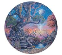 Arbre de Vie Puzzle 1000 Pièces Educa Jouet en Bois Jeu D'Intelligence DécoRation Intérieure Jeu Éduchatif Challenge Toy Adultes Et Enfants À Partir De 14 Ans 1000pcs (67.5x67.5cm)
