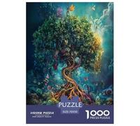 Arbre de Vie Puzzle 1000 Pièces Educa Jouet en Bois Jeu D'Intelligence DécoRation Intérieure Jeu Éduchatif Challenge Toy Adultes & Enfants des 14 Ans 70x50cm/1000pcs
