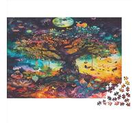 Arbre de Vie Puzzle 1000 Pièces pour Adultes - Jeu D'activités Familiales Stimulantes - Puzzle 1000 Pièces pour Adultes - Idéal pour Les Hommes Et Les Femmes 1000pcs (75x50cm)