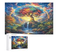 Arbre de Vie Puzzle 500 Pièces Educa Qualité Supérieure Fleurs Plantes Arbres Jeu Éducatif 3D pour Adultes Et Enfants Décoration Intérieure Cadeau Unique Famille 500 PCS