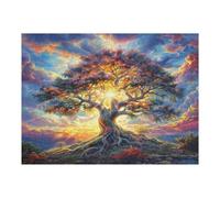 Arbre de Vie Puzzle 500 Pièces pour Adultes Educa Vision Premium Carton Épais Anti-éblouissement Décoration Intérieure Cadeau 500 PCS
