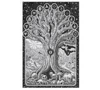Arbre de Vie Puzzle De 1000 Pièces pour Adultes, Adolescents Et Enfants Puzzles, Décompression Intellectuelle, Jeu Familial Amusant 78×53cm