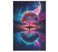 Arbre de Vie Puzzle De 1000 Pièces pour Adultes, Adolescents Et Enfants Puzzles, Décompression Intellectuelle, Jeu Familial Amusant 78×53cm