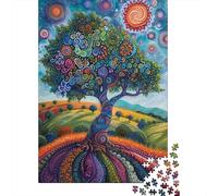 Arbre de Vie Puzzle pour Adultes Puzzle De 1000 Pièces Puzzle De 1000 Pièces pour Adultes Puzzle Durable pour Adultes Idéal pour Les Amateurs De Puzzles 1000pcs (75x50cm)