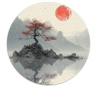 Arbre de Vie Puzzles 1000 Pièces Cadeau Unique Jeu Éduchatif Défi Jouet À De Qualité Supérieure Peinture Art pour Adultes Et Enfants À Partir De 12 Ans 1000pcs (67.5x67.5cm)