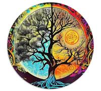 Arbre de Vie Puzzles 1000 Pieces Cadeau Unique Jeu Éduchatif Défi Jouet À De Qualité Supérieure Peinture Art pour Adultes Et Enfants 1000pcs (67.5x67.5cm)