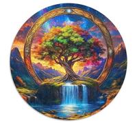 Arbre de Vie Puzzles 1000 Pieces Cadeau Unique Jeu Éduchatif Défi Jouet À De Qualité Supérieure Peinture Art pour Adultes Enfants 1000pcs (67.5x67.5cm)