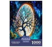 Arbre de Vie Puzzles Divertissement Créatif Activités Familiales Stimulantes 1000 Stukjes Plantes sacrées Casse-tête Qualité Premium pour Adultes 70x50cm/1000pcs