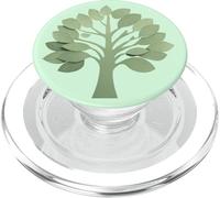 Arbre de Vie Stylisé Croissance Naturelle | Minimaliste PopSockets PopGrip pour MagSafe